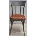 Industrial Leather Cafe Restaurant Chair New Design